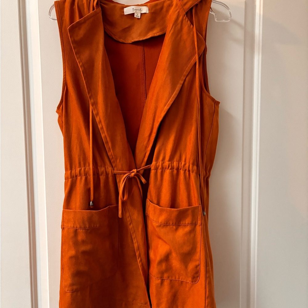 Beceel Sleeveless Hooded Cardigan